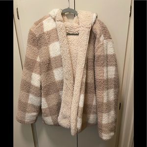 Sherpa oversized coat